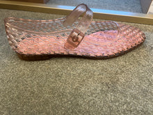Load image into Gallery viewer, Camel Mary Jane style jelly shoes