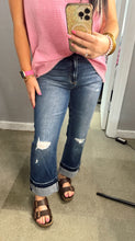 Load image into Gallery viewer, Risen Straight Slim Cuffed Jeans