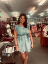 Load image into Gallery viewer, Blue jean baby dress